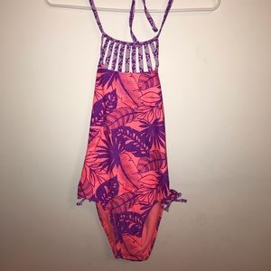 A one piece swimsuit